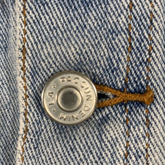 PACSUN Women’s Button Down Denim Mini Jean Skirt Blue Size 27 - Picture 6 of 11